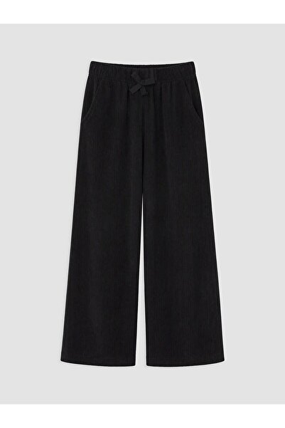 LC Waikiki Wide Leg Girls' Velvet Trousers (W6)