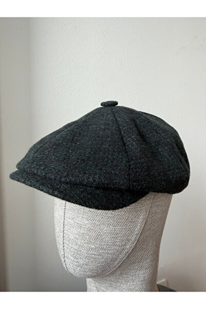 zadenza gold Modern cap draped winter hat peaky blinders hat