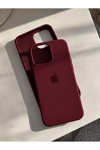 Revasser iPhone 14 Pro İle Uyumlu Yüksek Kalite İçi Kadife Silikon Lansman Te...