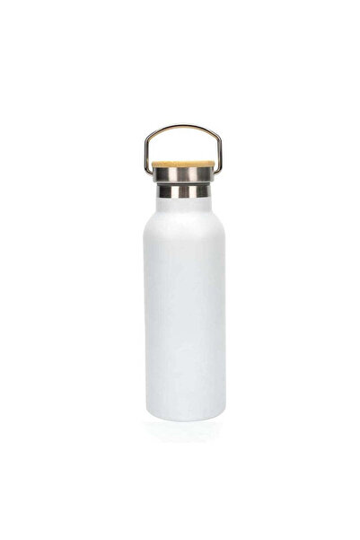 MAXPRINT Almeria - Double Wall Stainless Steel Bottle 500ml - White
