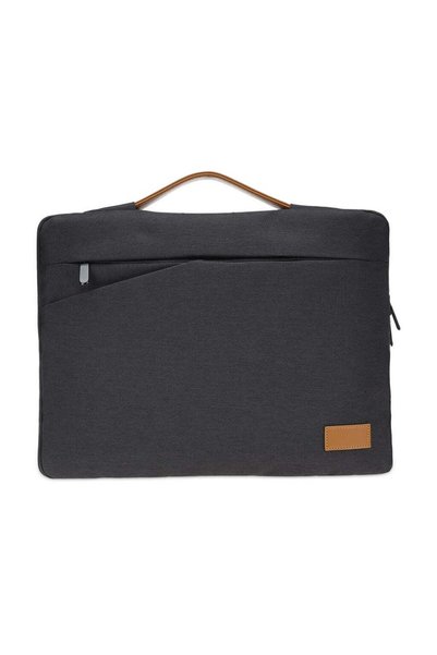 MAXPRINT Salcea - 15" Laptop Sleeve - Black/Tan