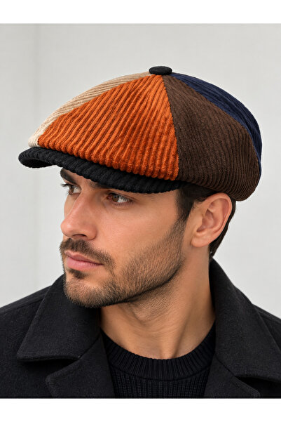 Rupen Kraft Modern cap draped winter hat peaky blinders hat
