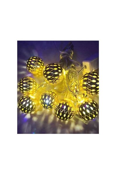 Tradesor Χριστουγεννιάτικα φώτα μπάλες - 20LED - Warm White - 210252