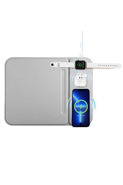 MAXPRINT Mag-Pad - 3-in-1 MagSafe Mousepad, Brown