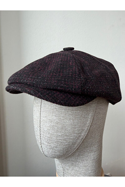 zadenza gold Modern cap draped winter hat peaky blinders hat