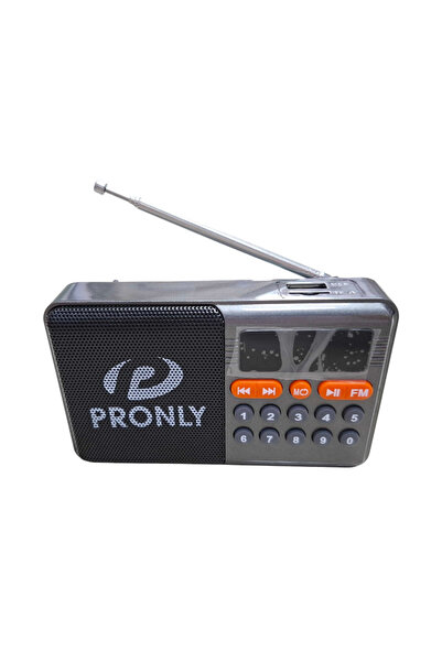 Tradesor Επαναφορτιζόμενο ραδιόφωνο με Bluetooth - PR-808BT - 241335 - Grey