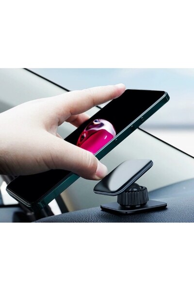 Yenilig 5 Adet Jel Yapışkanlı Araba Telefon Tutucu – Güçlü Jel Taban Torpido/Orta Konsol Montajı Tek Elle Kullanım Car Phone Holder