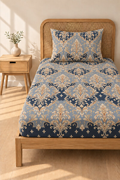 Boreas Home Gülce Patterned Elastic Sheet and Pillowcase Set 100X200 120X200 ...