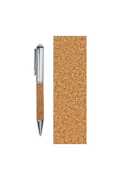 MAXPRINT Metal Pen with Cork Barrel and Box
