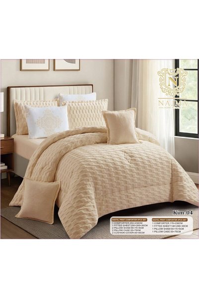 NAJIMA Winter Rabbit Fur Duvet and Quilt Cover 4-Piece Set - 140*200 - Cold W...