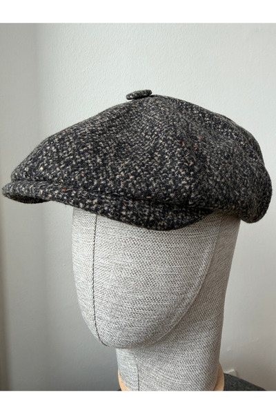zadenza gold Modern Cap Draped Winter Hat Peaky Blinders Hat