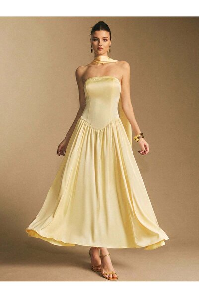 Sheya Rochie maxi, galben