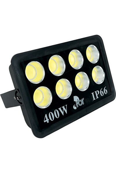 400 Watt IP66 Dış Mekan Led Projektör Siyah Kasa Aydınlatma Armatürü