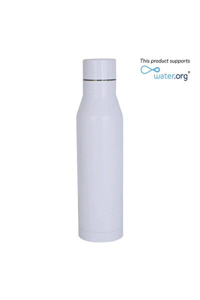 MAXPRINT Hunfeld - SS Double Wall Water Bottle - White