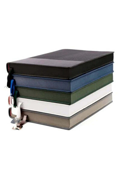 MAXPRINT Agenda Set - Elegant Notebook with Metal Pen, Gray