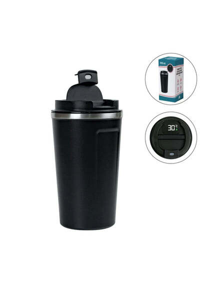 MAXPRINT Temperature Display Black Tumblers in SS 510ml