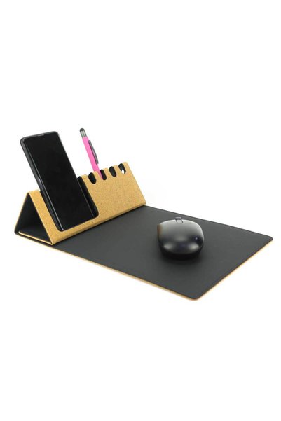 MAXPRINT Multi Function Foldable Cork+PU Mousepad