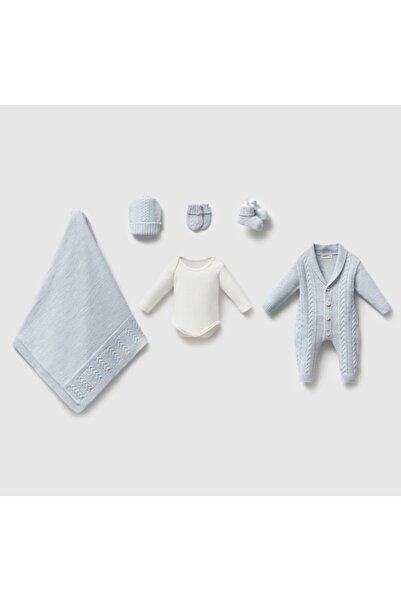 Nipperland Baby Boy 0-3 Months Leon Model Set of 5