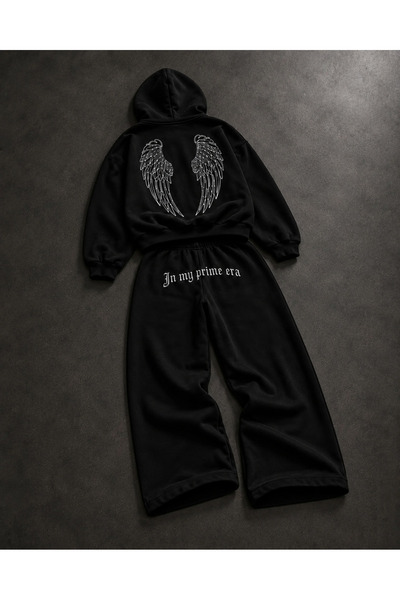 Violon In My Prime Era Angel Wings Oversize Tracksuit Set
