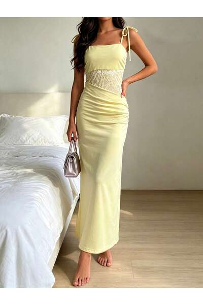 Sheya Rochie maxi, galben