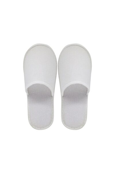 Cozevdnt Set of 10 pairs of disposable slippers, Cozevdnt, textile, white