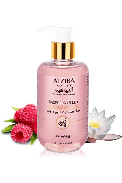 Alziba cares غسول الجسم المعطر برائحة التوت والزنبق |   منعش |   مزيج من الرو...