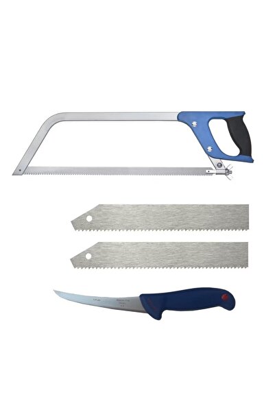 OEM Set profesional de fierăstraie de măcelar pentru tăiat oase + 2 lame de r...