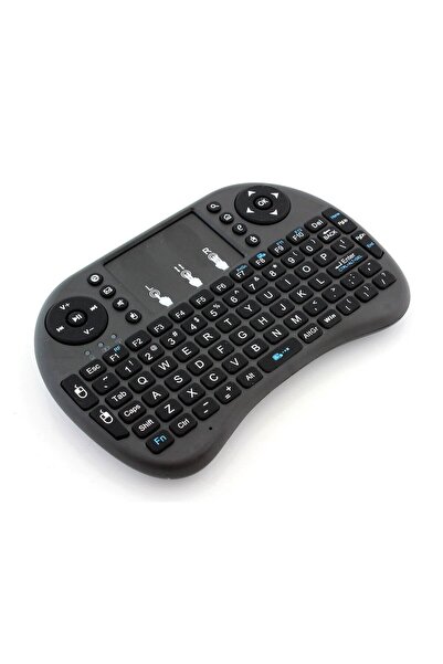 OEM Wireless Mini Keyboard with Touchpad, Range up to 10 m, Black