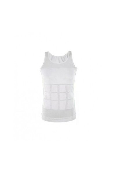 Gonga Men's body shaping undershirt, Gonga® White M