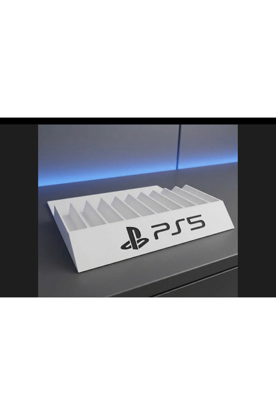 Merkür 3D PS5 ve PS4 Uyumlu Oyun Kutusu (CD) Rafı - Stand Organizer