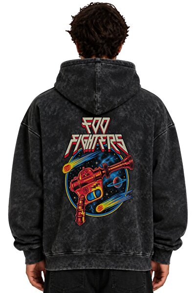 SEVBANO Φούτερ με κουκούλα Foo Fighters Rock Metal Music Group με στάμπα, uni...