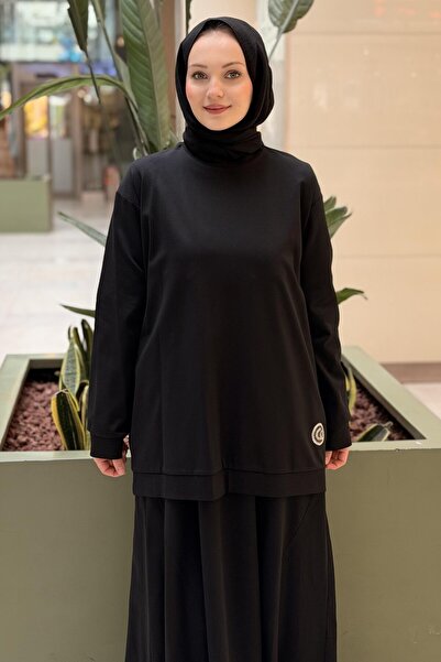 Ceremony Logo Detailed Long Sleeve Luna Tunic