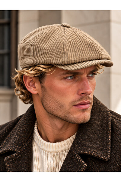 Rupen Kraft Velvet winter beanie hat, british style beanie with elasticated b...