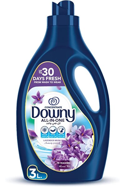 Downy Concntrate منعم أقمشة داوني باللافندر والمسك 3 لتر، مركز متعدد الاستخدامات