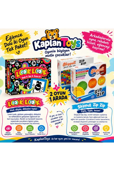 kaplantoys Look Look dikatli bak Oyunu ile Zıp Zıp zıpla topla Hafıza Dikkat ...