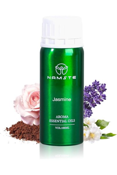 NAMSTE 3.38 فل. أونصة أوز Jasmine Aroma Essential Oil - زيت عطري نقي وطبيعي 1...