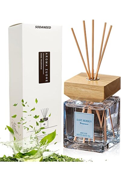 SODANEED مجموعة معطر جو بالعصي سعة 200 مل، مجموعة ناشرات العطور للعلاج بالروا...