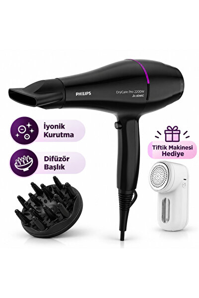 Bhd274/00 Drycare Pro Profesyonel Saç Kurutma Tiftik Makinesi hediye(Onerous)