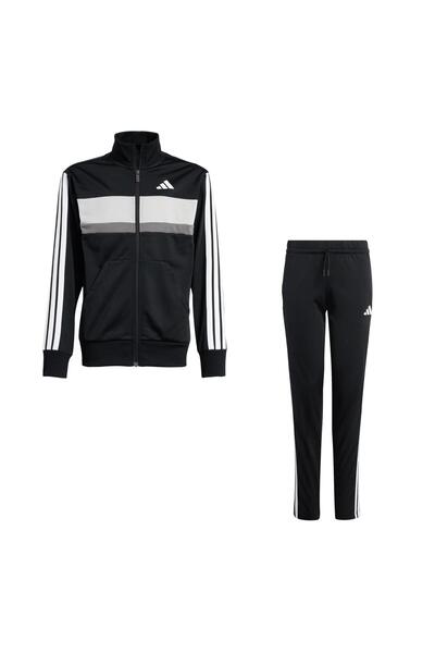 adidas Jy0509-C J 3S Tıberıo Ts Kids Tracksuit Set Black