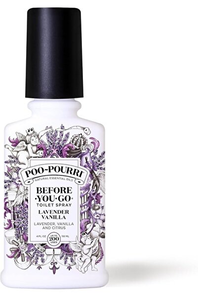 Poo-Pourri بخاخ المرحاض قبل الاستخدام، برائحة اللافندر والفانيليا، 4 أونصة