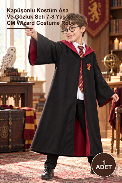 Yenilig 1 Piece Harry Potter Gryffindor Robe Children's Costume – Hooded Cost...