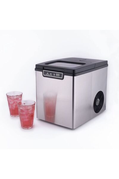 ALSAIF OTTAL Countertop Ice Maker, Fast Bullet Ice Machine, Automatic Portabl...