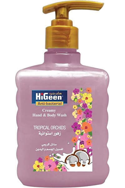 higeen غسول اليدين والجسم الكريمي برائحة الأوركيد الاستوائية 500 مل