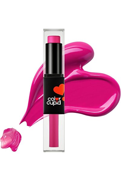 Color Cupid بلسم شفاه ملون + أحمر شفاه سائل 2 في 1 |   لون مكثف يمنح ترطيبًا ...