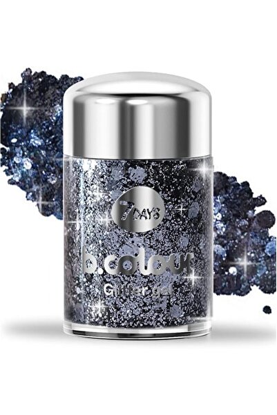 7DAYS B.Colour Ds Face&Body Glitter Gel Mini / 03 Ghost Bride, 10 G