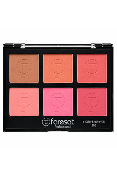 SOFT باليت أحمر خدود من فارسات بـ 6 ألوان - 305