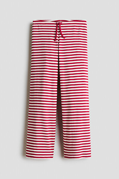H&M Ribanalı Jarse Pijama Altı
