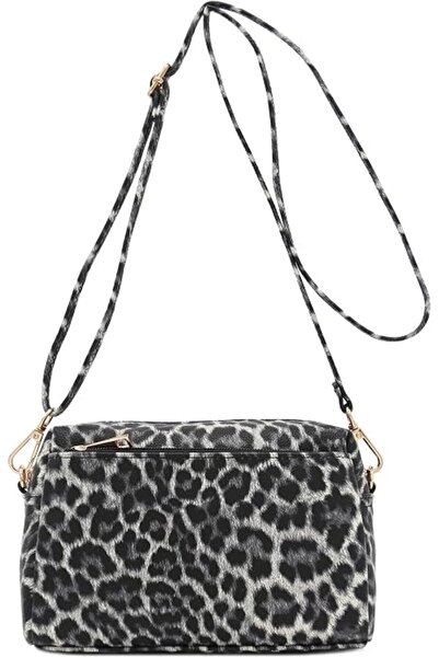 GENERAL FashionPuzzle Triple Zip Small Crossbody Bag