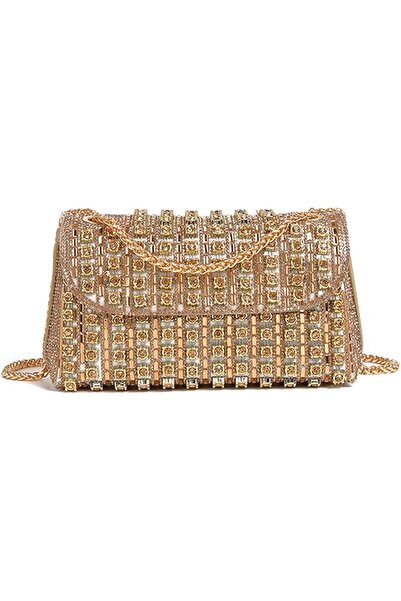 GENERAL Sweetovo Rhinestones Clutch Purses for Women Chain Shoulder Bags Spar...