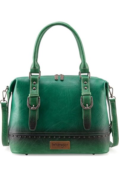 Montana West Vintage Classic Crossbody Barrel Satchel